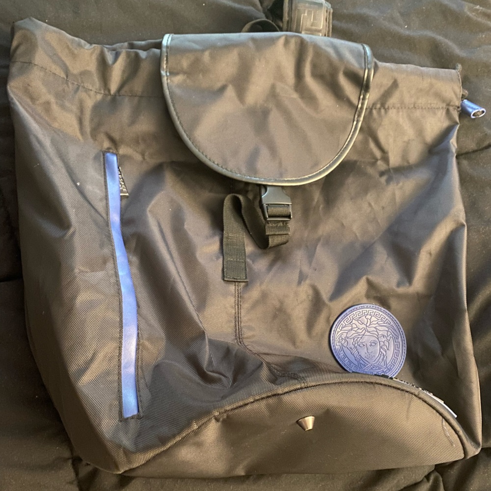 Versace Parfums backpack. So spacious!
